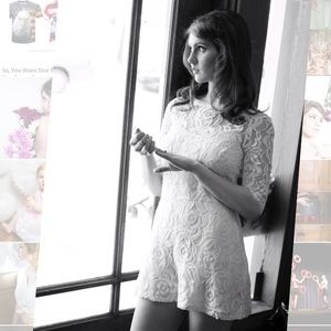 BCBGeneration lace romper